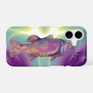 COLORFUL RAINBOW TROUT Monogram
