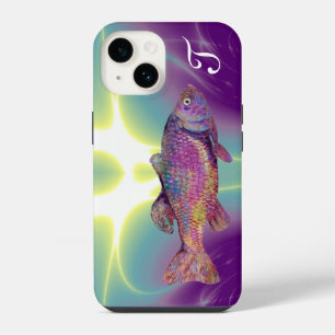 COLORFUL RAINBOW TROUT Monogram iPhone Case