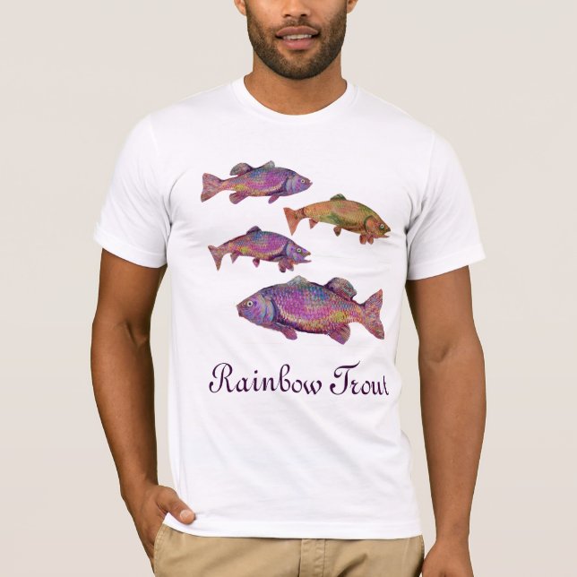 COLORFUL RAINBOW TROUT T-Shirt (Front)