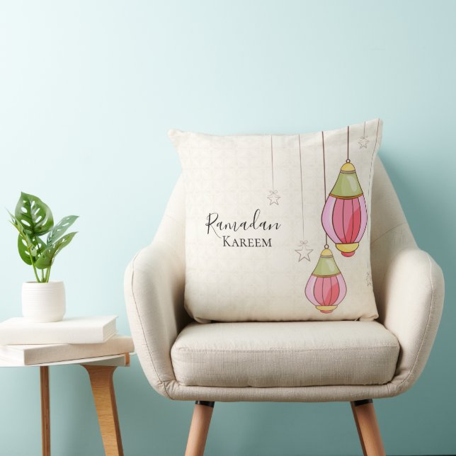Colorful Ramadan Lantern Pillow (Chair)