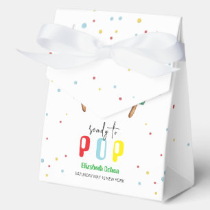 Colorful Ready To Pop Ice Cream Baby Shower Favour Box
