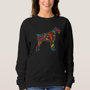 Colorful Red Green Blue Purple Bird Feather Dog S Sweatshirt