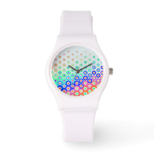 Colorful Retro Circles Watch