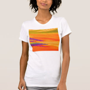 COLORFUL RETRO RAINBOW DOTS ART T-Shirt