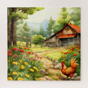 Colorful Rustic Farmhouse Puzzle