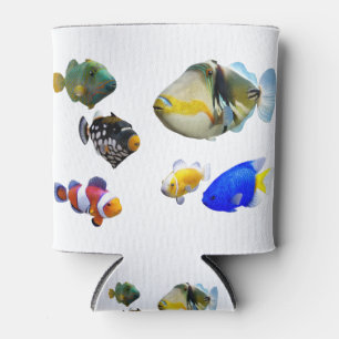 Colorful Saltwater Fish Can Cooler