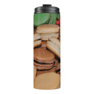 Colorful sandwich cookies thermal tumbler