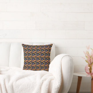 Colorful seamless Halloween pattern Cushion