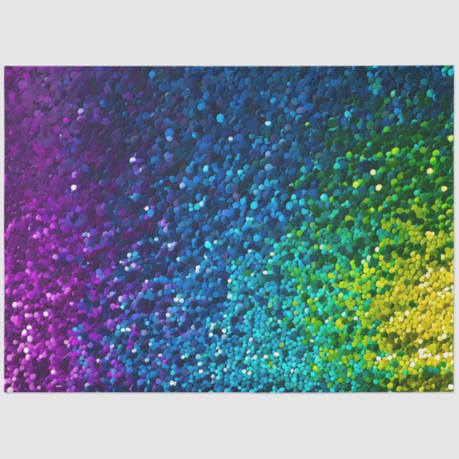 Colorful Sequin Art Tissue Paper (Front)