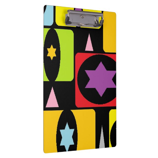 COLORFUL SHAPES CLIPBOARD (Right)