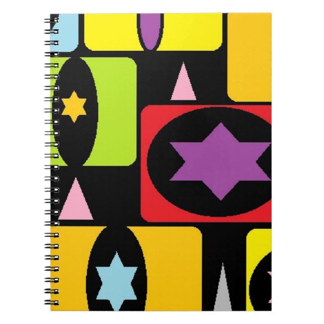 COLORFUL SHAPES NOTEBOOK (Front)