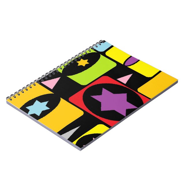 COLORFUL SHAPES NOTEBOOK (Left Side)