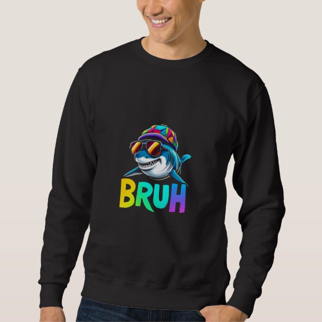 Colorful Shark Sweatshirt (Front)