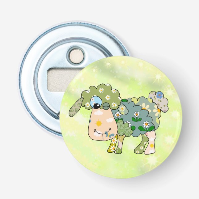 colorful sheep bottle opener (Front)