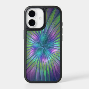 Colorful Shiny Fantasy Flower Abstract Fractal Art