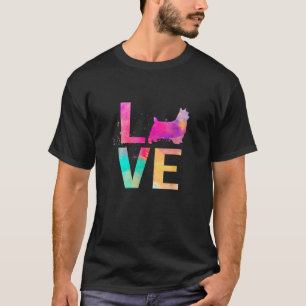Colorful Silky Terrier Dog Mom Gifts Silky Terrier T-Shirt