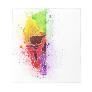 Colorful Skull - Colorful Skull Notepad