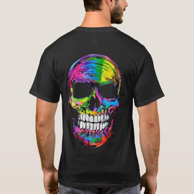 Colorful skull T-Shirt (Back)