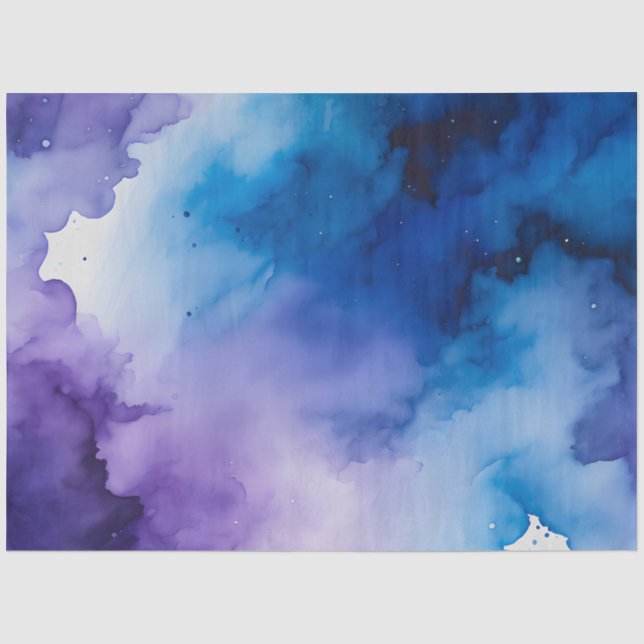 Colorful Smoke Art Tissue Paper (Front)