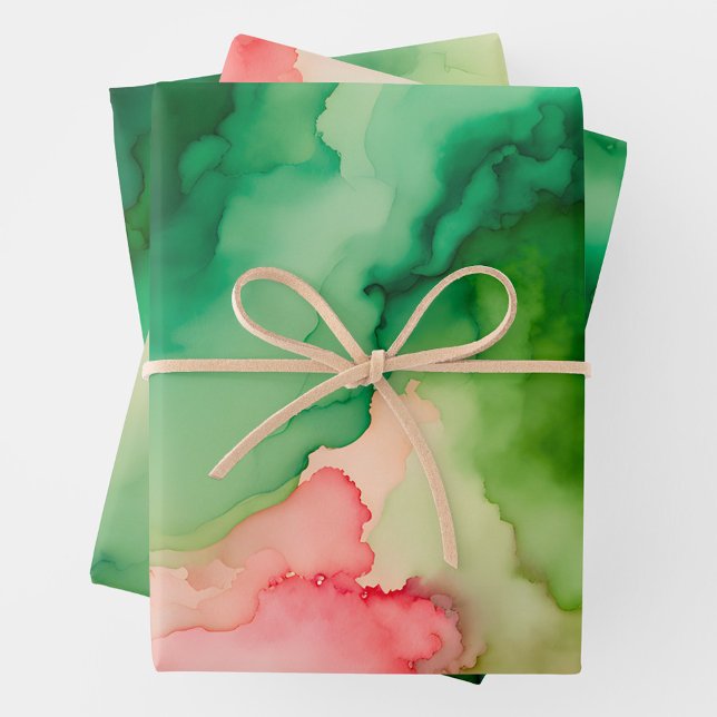 Colorful Smoke Art Wrapping Paper Sheets (Creator Uploaded)