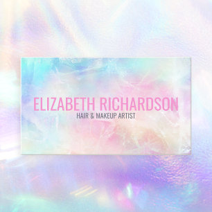 Colorful Soft Delicate Vibrant Pastel Rainbow  Business Card