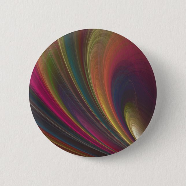 Colorful Soft Sand Waves 6 Cm Round Badge (Front)