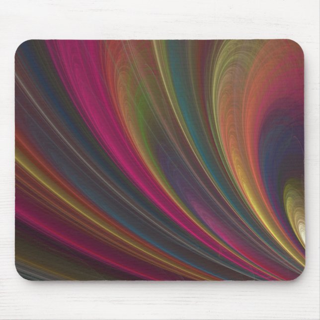 Colorful Soft Sand Waves Mouse Pad (Front)