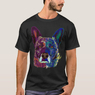 Colorful Splash Dog Dutch Shepherd Pullover 