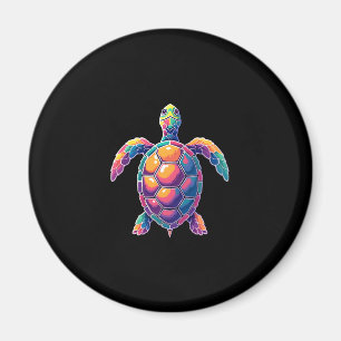 Colorful Splash Eastern Box Turtle (2) Magnet
