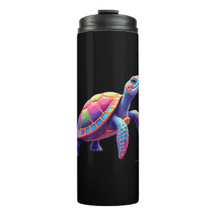 Colorful Splash Eastern Box Turtle (4) Thermal Tumbler