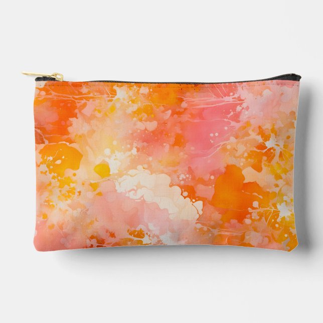 Colorful Splatter Paint Art Accessory Bag (Front)