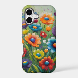 Colorful spring flowers