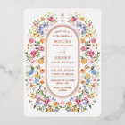 Colorful Spring Wildflower Meadow Garden Wedding