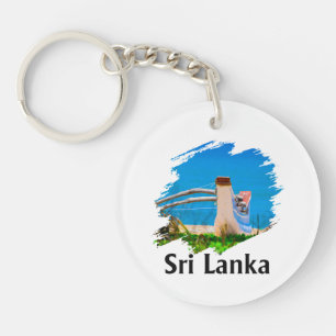 Colorful Sri lankan  Key Ring