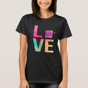 Colorful Stone skipping Mom Stone skipping T-Shirt