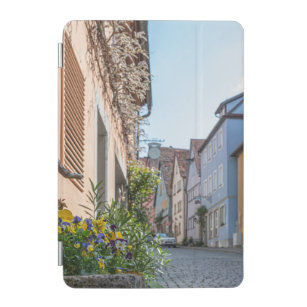 Colorful street in Rothenburg ob der Tauber iPad Mini Cover