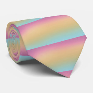 Colorful Striped Pastel Colors Classy Tie