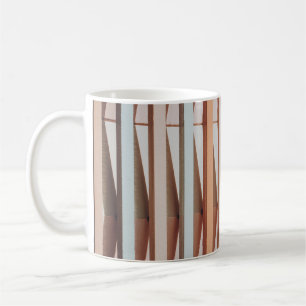 COLORFUL STRIPES AND SHADOWS COFFEE MUG