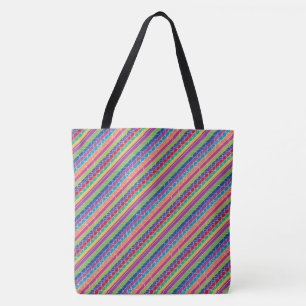 Colorful Stripes Tote Bag