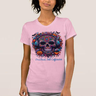 Colorful Sugar Skull Halloween Day of Dead T-Shirt