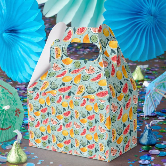 Colorful Summer Fruits Favour Box (Party)