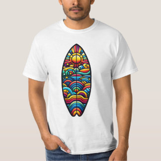 colorful surfboard T-Shirt