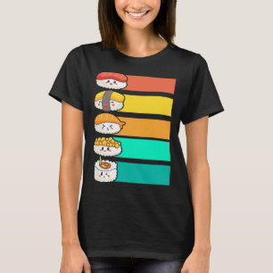 Colorful Sushi Japanese Food Sashimi T-Shirt