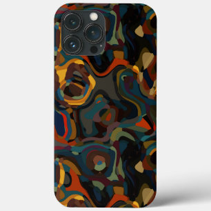 colorful swirl abstract iPhone 13 pro max case