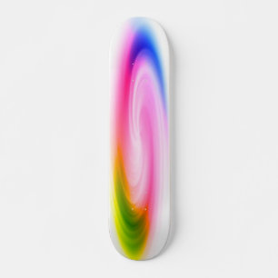 Colorful Swirl Skateboard