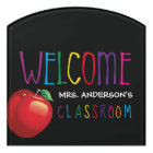Colorful Teachers Classroom Welcome