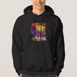 Colorful Team Design with Graphic and Text Hoodie