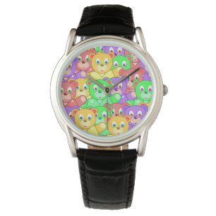 COLORFUL TEDDY BEARS WATCH