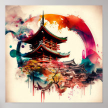 Colorful Temple Japan