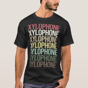Colorful Text Xylophone T-Shirt